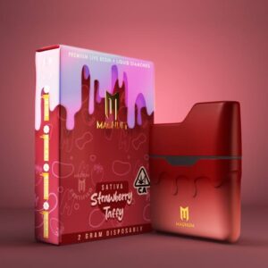 Magnum disposable strawberry taffy