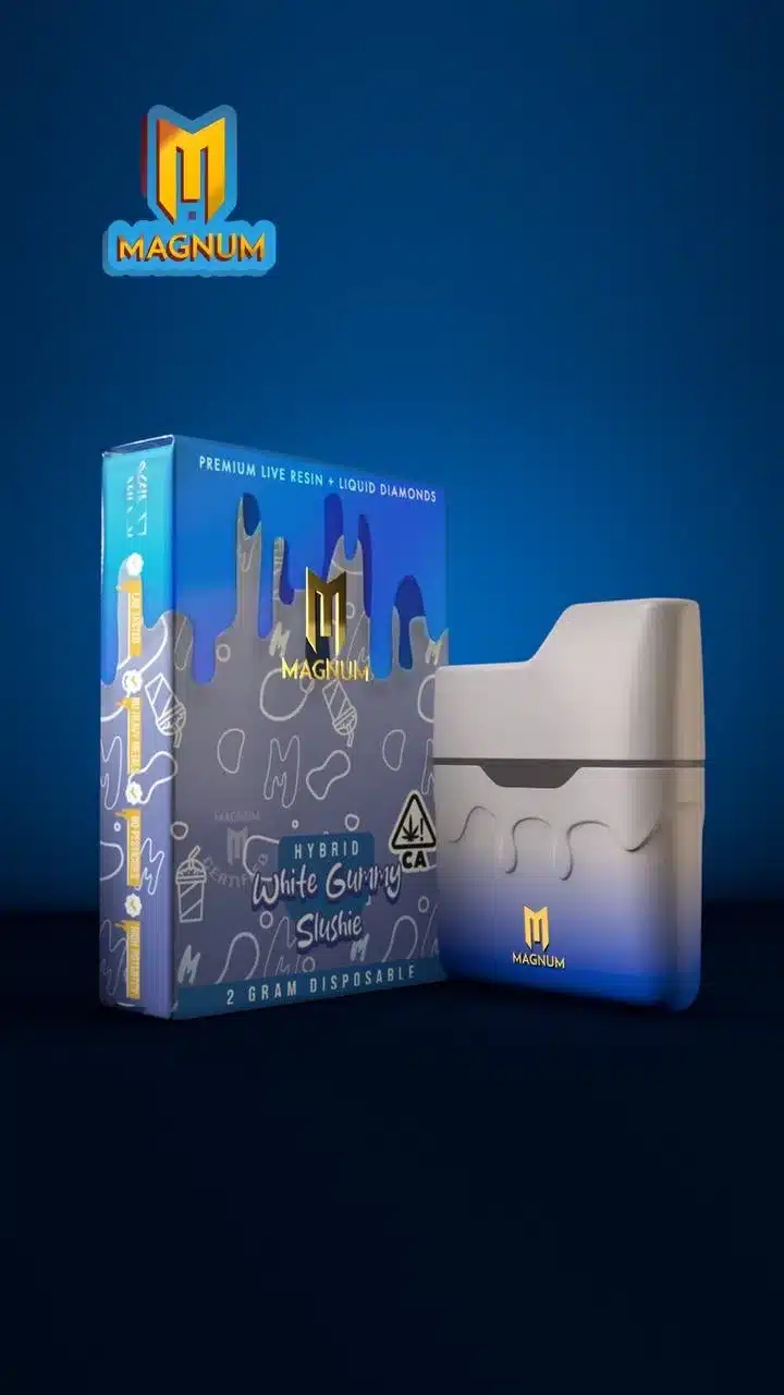 Magnum white gummy slushie
